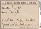Etiketten zu Beryll (NHMW-MIN-Af814)